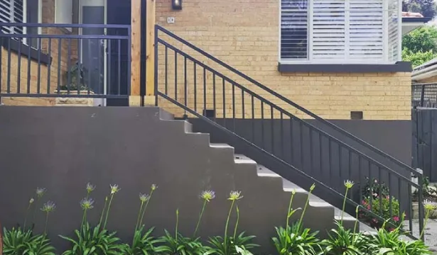 Contact Gunceler Industries for Steel Handrails on Outdoor Steps Contact Gunceler Industries for Steel Handrails on Outdoor Steps